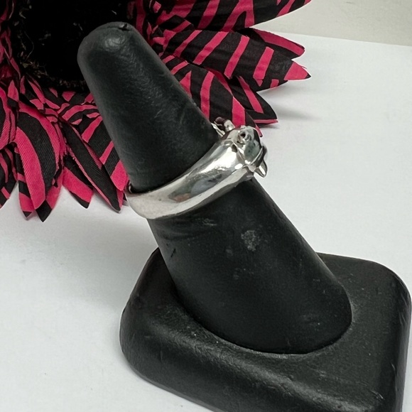 EFFY .925 Diamond Tsavorite Panther Cat Ring - Picture 6 of 10